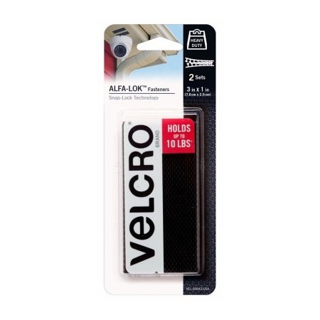 Velcro Brand Textile, Acrylic Foam Tape 5345, 1in W, Black VEL-30642-USA